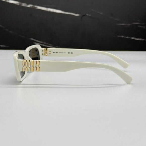 NEW MIU MIU WOMEN MU08ZS 1425S0 SUNGLASSES WHITE EYEWEAR SMU 08Z 1425S0